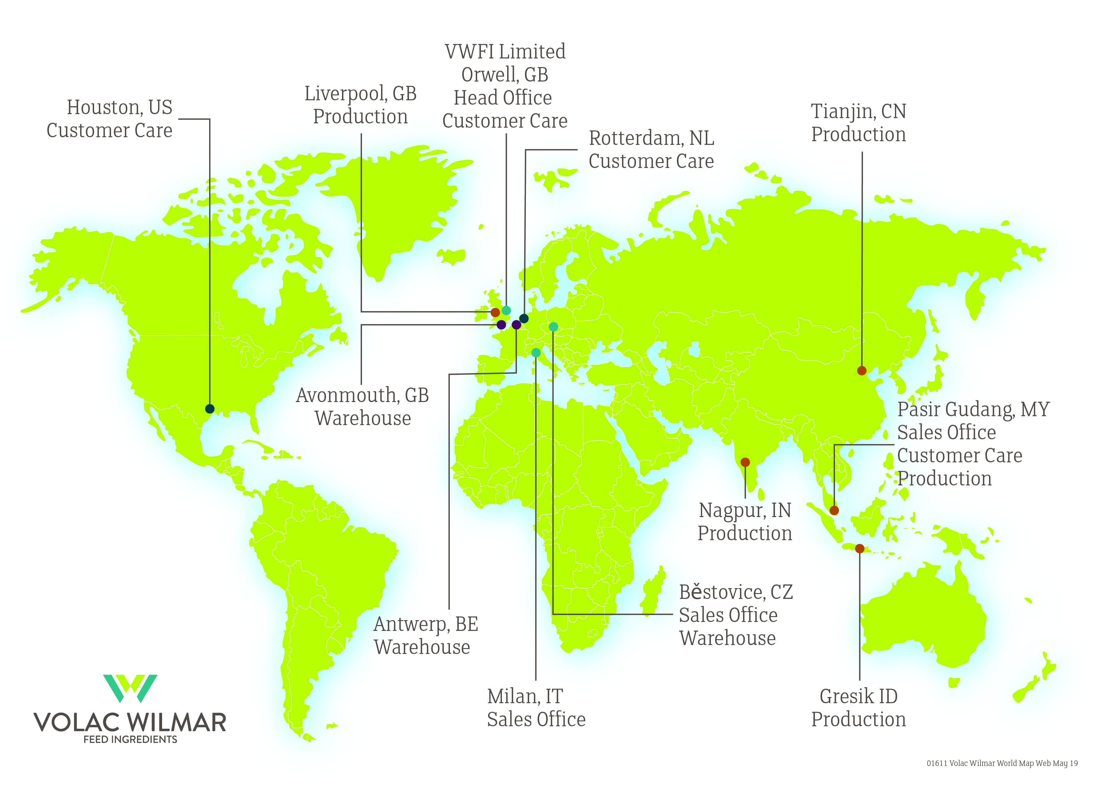 Volac Wilmar World Map